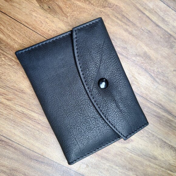 Leather ID Badge Holder, Bifold Badge Wallet for Police & Law Enforcement - Picture 4 of 7